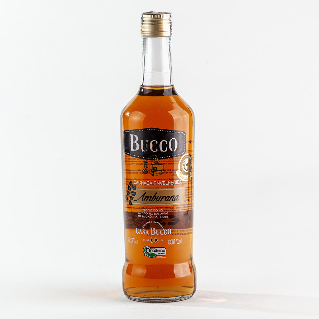 CACHAÇA BUCCO AMBURANA 700ML